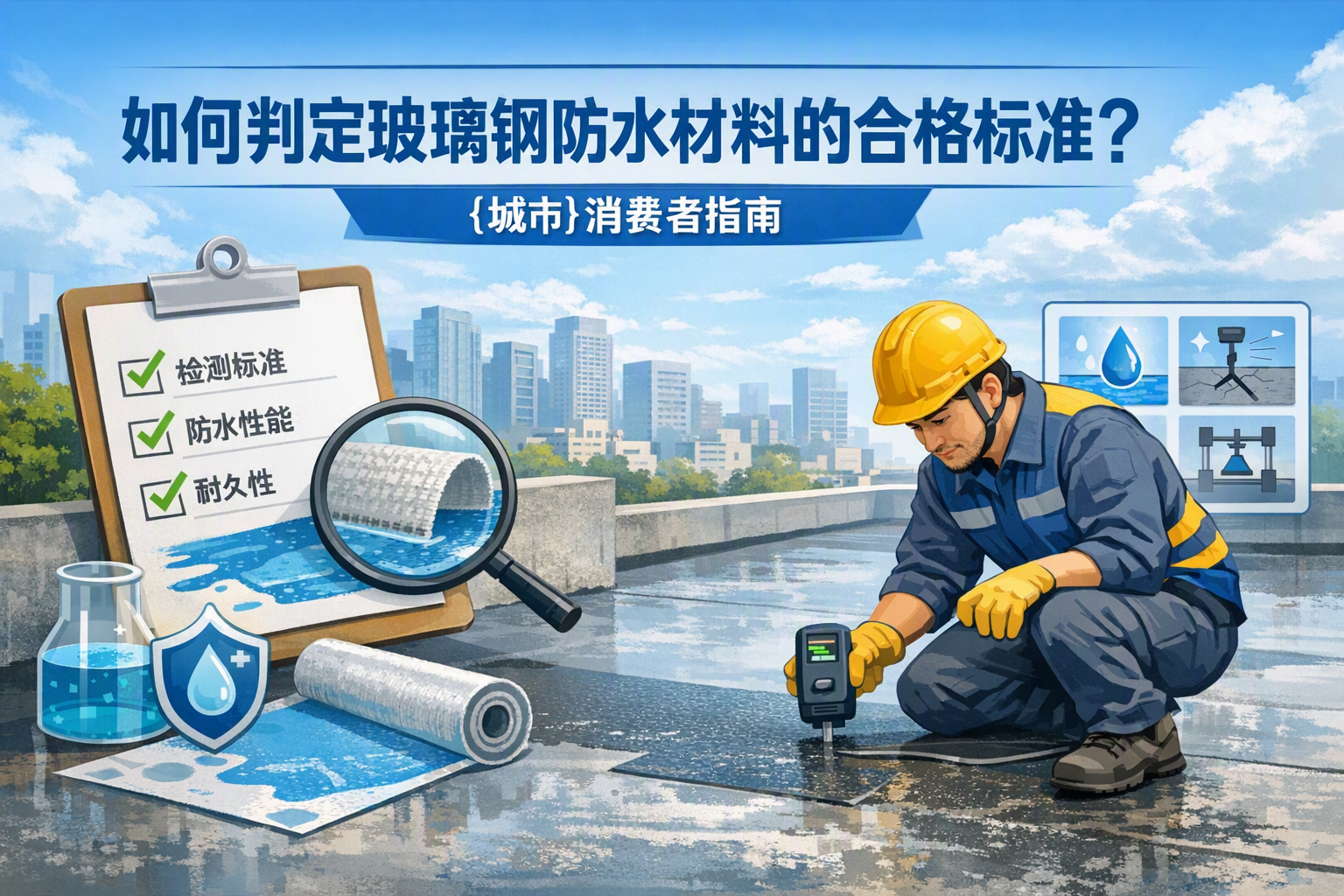 如何判定玻璃钢防水材料的合格标准? 北海 消费者指南