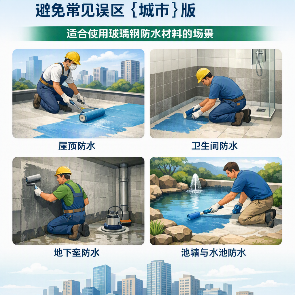 玻璃钢防水材料施工注意事项，避免常见误区 北海 版
