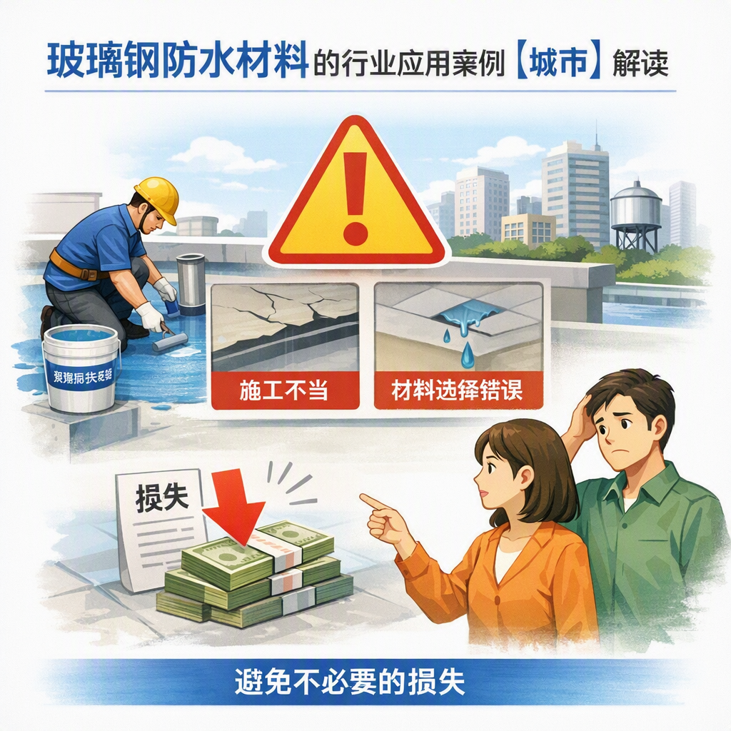 玻璃钢防水材料的行业应用案例，北海解读