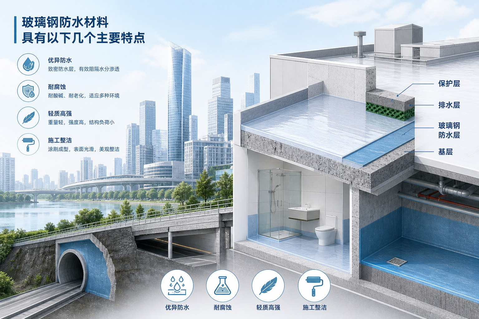 2023年玻璃钢防水材料市场趋势分析，关注 北海 发展
