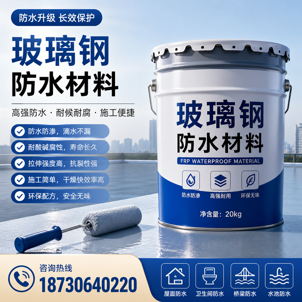 专家解析：玻璃钢防水材料的市场前景分析在 北海