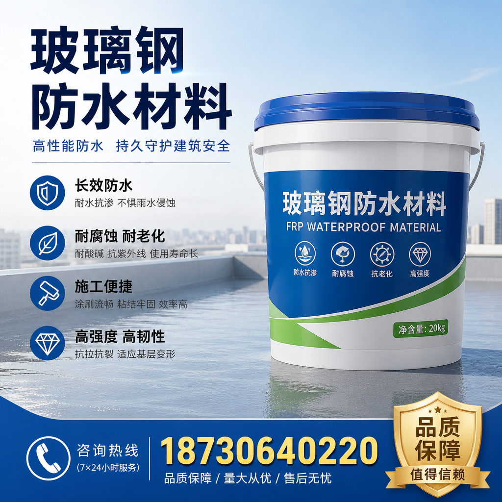 专家解析：玻璃钢防水材料的市场前景分析在 北海