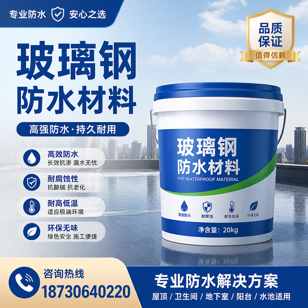 了解玻璃钢防水材料的市场趋势,北海 企业不可不知