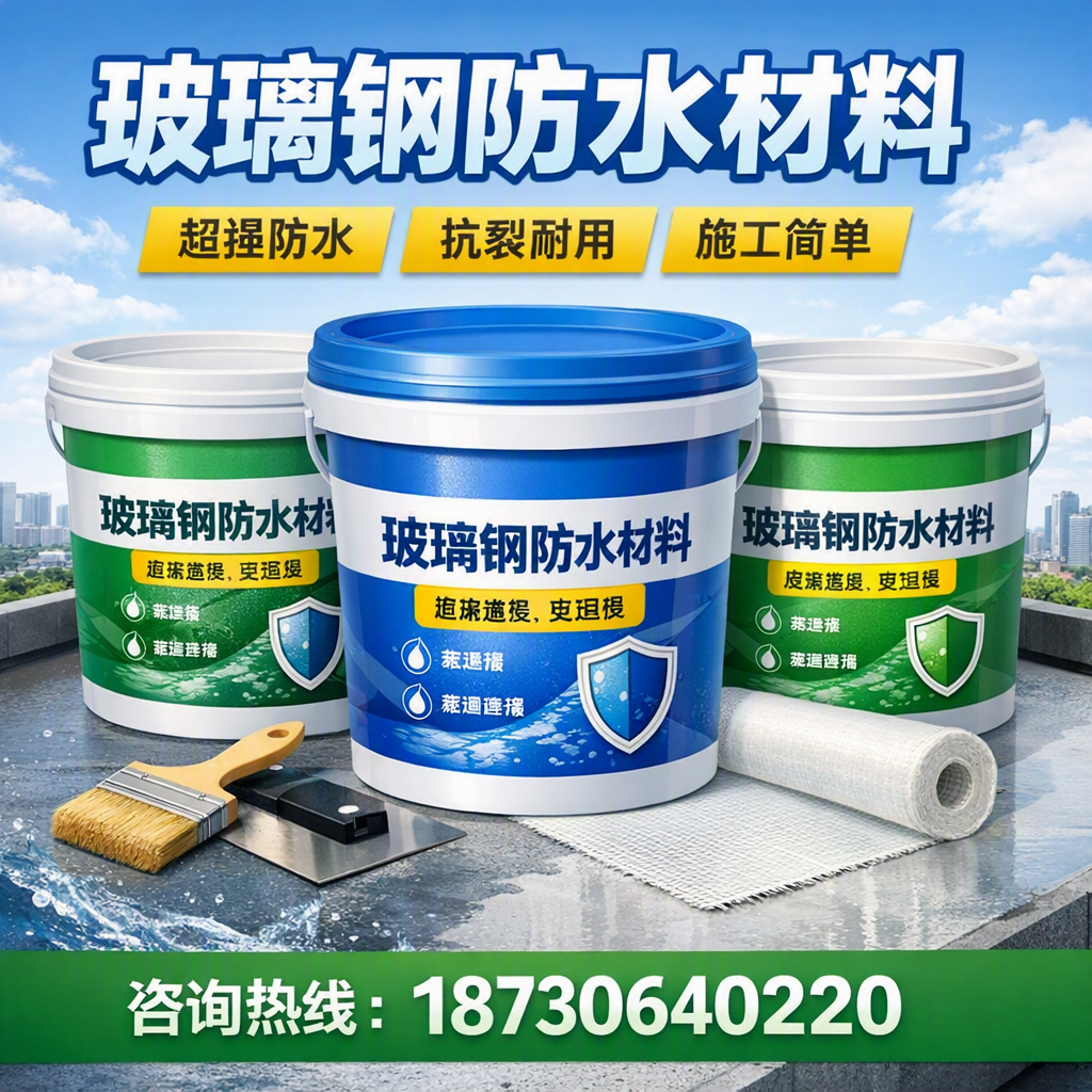 了解玻璃钢防水材料的市场趋势,北海 企业不可不知